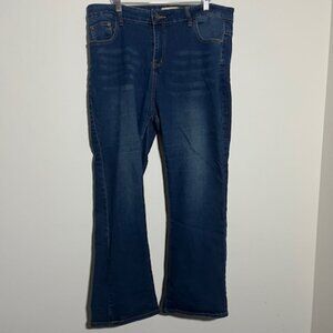 Red Bottoms Blue Jeans Size 18